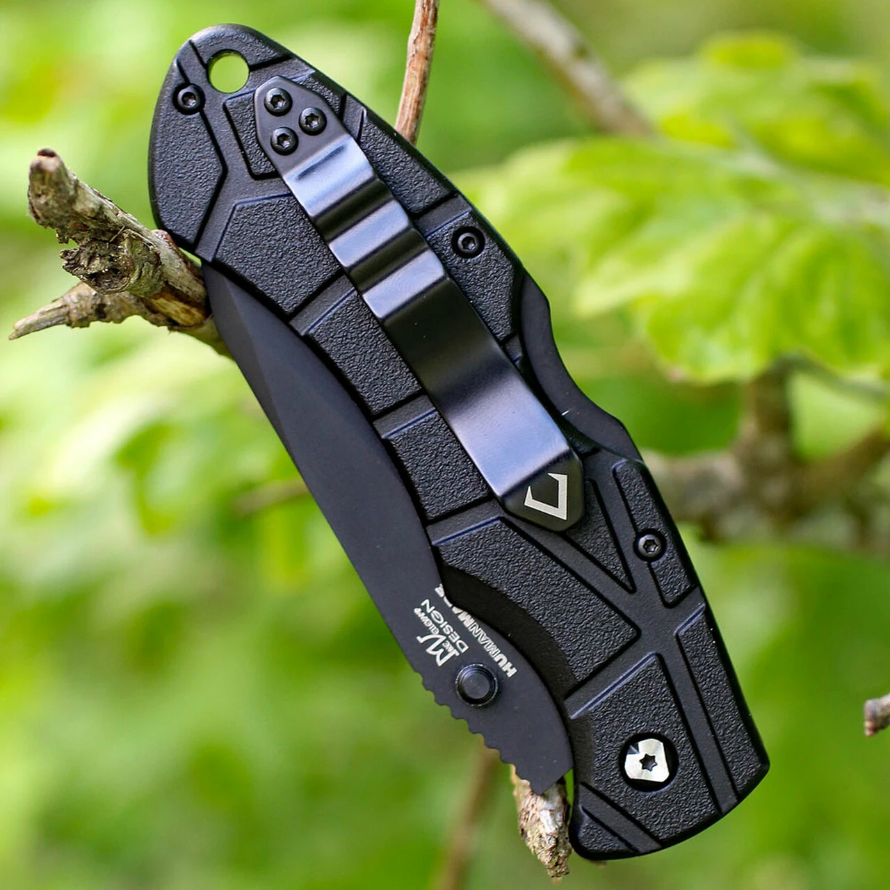 Deals 🎁 V Nives 30206 Rocky 2, 3.25" Black D2 Combo Blade, Black FRN Handle ❤️ 4 Deals 🎁 V Nives 30206 Rocky 2, 3.25" Black D2 Combo Blade, Black FRN Handle ❤️ - Image 4