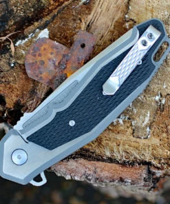 Best Pirce 👍 CRKT K530TXP Panache, 3.67" CTS-XHP Plain Blade, Titanium w/Carbon Fiber Inlays -Limited to 550 🔔 -Automatic Knives shop image 03992.1573584051