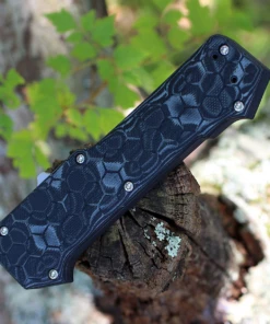 Flash Sale 🎉 Hogue Compound 34039, 3.5" CPM S30V Clip Point Tumbled Blade, G-Mascus Black G-10 Handle 👍 -Automatic Knives shop image 04357.1572360925