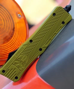 Coupon 🔔 CobraTec Knives MODCTK-1MTS Medium CTK-1 OD-Green, 3.0" D2 Steel Tanto Part Serrated Blade, Aluminum Handle 🤩 -Automatic Knives shop image 05001.1569426655