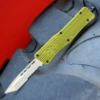 Coupon 🔔 CobraTec Knives MODCTK-1MTS Medium CTK-1 OD-Green, 3.0" D2 Steel Tanto Part Serrated Blade, Aluminum Handle 🤩