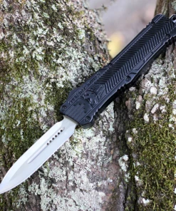 Best Pirce ⌛ CobraTec Knives LBCTK-1LDAGNS Dagger Large CTK-1 Black, 3.75" D2 Steel Plain Blade, Aluminum Handle ⭐