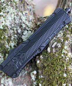 Best Pirce ⌛ CobraTec Knives LBCTK-1LDAGNS Dagger Large CTK-1 Black, 3.75" D2 Steel Plain Blade, Aluminum Handle ⭐ -Automatic Knives shop image 17189.1569357356