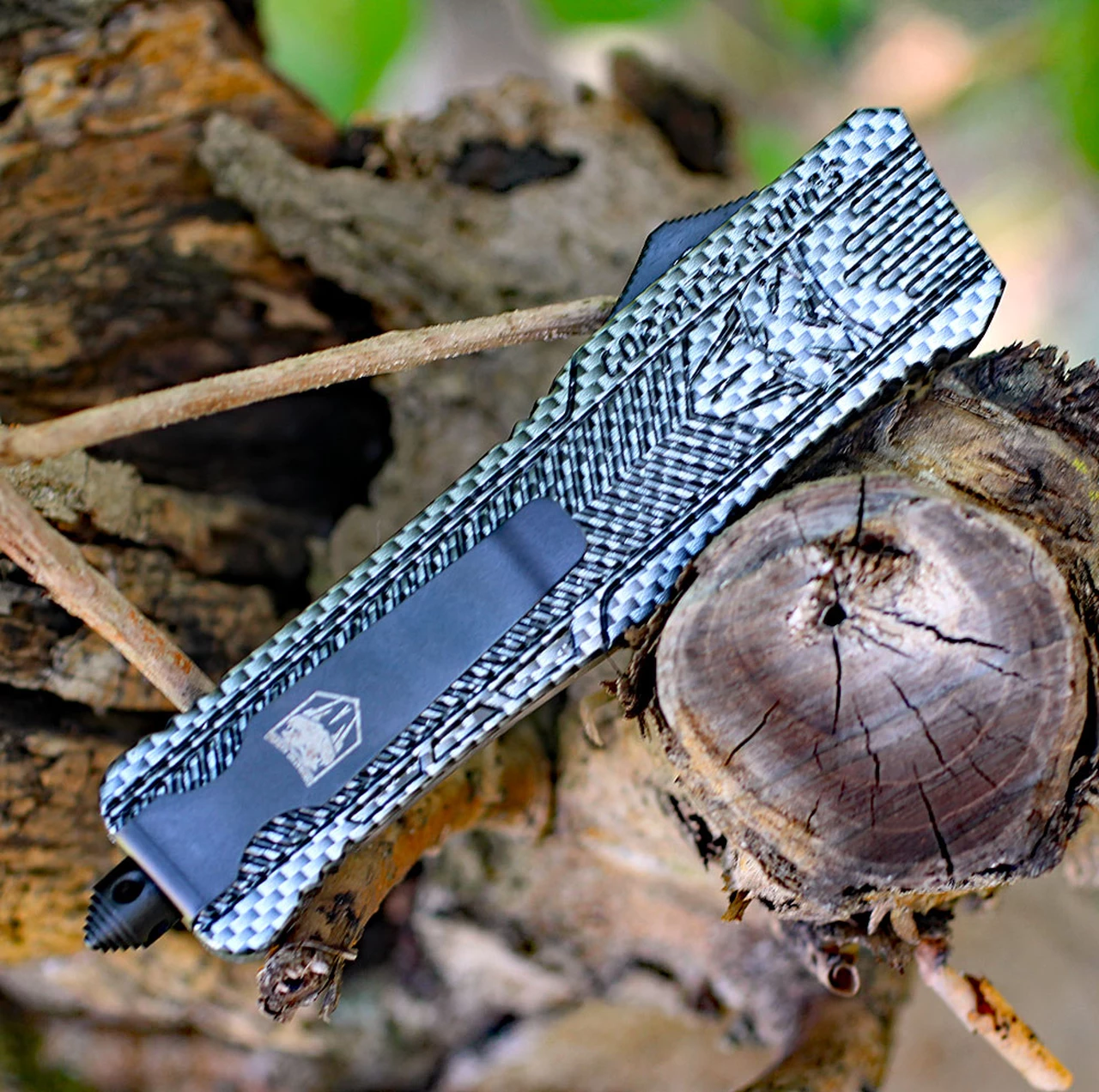 New 🔥 CobraTec Knives LCFCTK-1LTNS Large CTK-1 Carbon Fiber Wrap, 3.75" D2 Steel Tanto Blade, Aluminum Handle ⭐ 3 New 🔥 CobraTec Knives LCFCTK-1LTNS Large CTK-1 Carbon Fiber Wrap, 3.75" D2 Steel Tanto Blade, Aluminum Handle ⭐ - Image 3