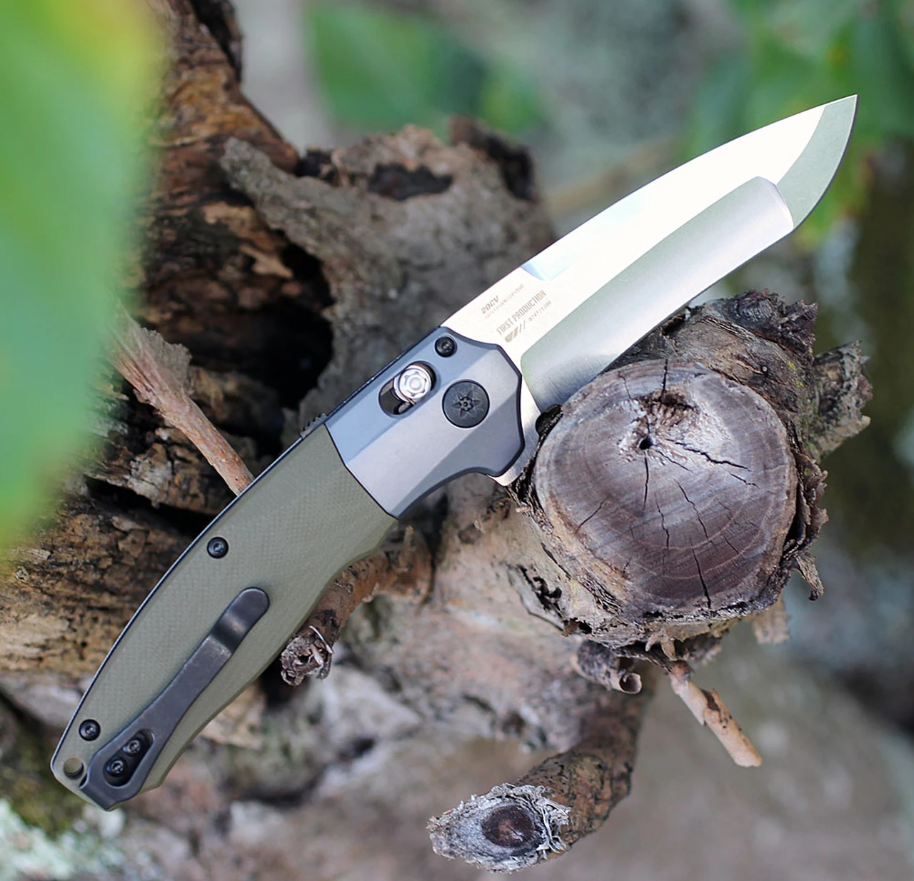 Cheapest ๐งจ Benchmade Knives Benchmade 496 Vector Assist Flipper, 3.6" CPM-20CV Satin Blade, Contoured OD Green G10 Handle ๐ 2 Cheapest ๐งจ Benchmade Knives Benchmade 496 Vector Assist Flipper, 3.6" CPM-20CV Satin Blade, Contoured OD Green G10 Handle ๐ - Image 2