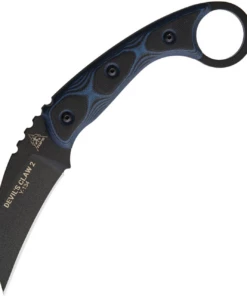 Deals 🔥 TOPS Knives DEVCL-02 Devil's Claw 2, 3.13" 1095 Carbon Steel, Blue/Black G10 Handle 👍