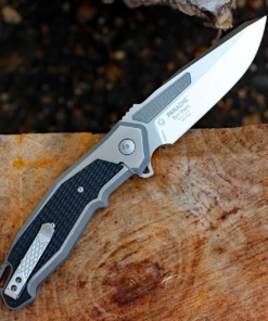 Best Pirce 👍 CRKT K530TXP Panache, 3.67" CTS-XHP Plain Blade, Titanium w/Carbon Fiber Inlays -Limited to 550 🔔 -Automatic Knives shop image 32942.1573584050