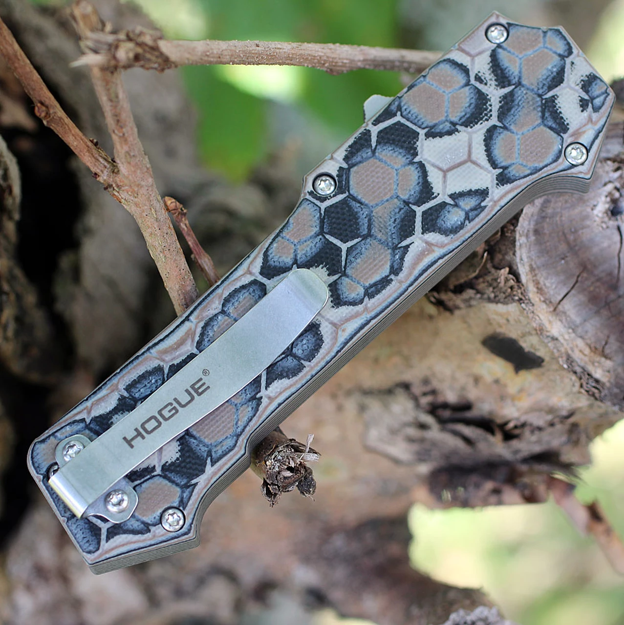 Cheapest ๐ Hogue Compound 34037, 3.5" CPM S30V Clip Point Tumbled Blade, G-Mascus Dark Earth G-10 Handle ๐งจ 3 Cheapest ๐ Hogue Compound 34037, 3.5" CPM S30V Clip Point Tumbled Blade, G-Mascus Dark Earth G-10 Handle ๐งจ - Image 3