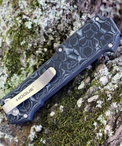 Flash Sale 🎉 Hogue Compound 34039, 3.5" CPM S30V Clip Point Tumbled Blade, G-Mascus Black G-10 Handle 👍 -Automatic Knives shop image 52974.1572360926