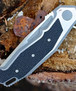 Best Pirce 👍 CRKT K530TXP Panache, 3.67" CTS-XHP Plain Blade, Titanium w/Carbon Fiber Inlays -Limited to 550 🔔 -Automatic Knives shop image 56291.1573584050