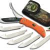 Outlet 👏 Outdoor Edge Razor Pro Orange, OERO20, 3 1/2" Blade, Orange Rubberized TPR Handle 😍