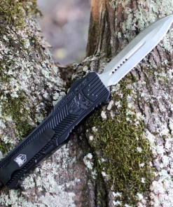 Best Pirce ⌛ CobraTec Knives LBCTK-1LDAGNS Dagger Large CTK-1 Black, 3.75" D2 Steel Plain Blade, Aluminum Handle ⭐ -Automatic Knives shop image 69917.1569357356