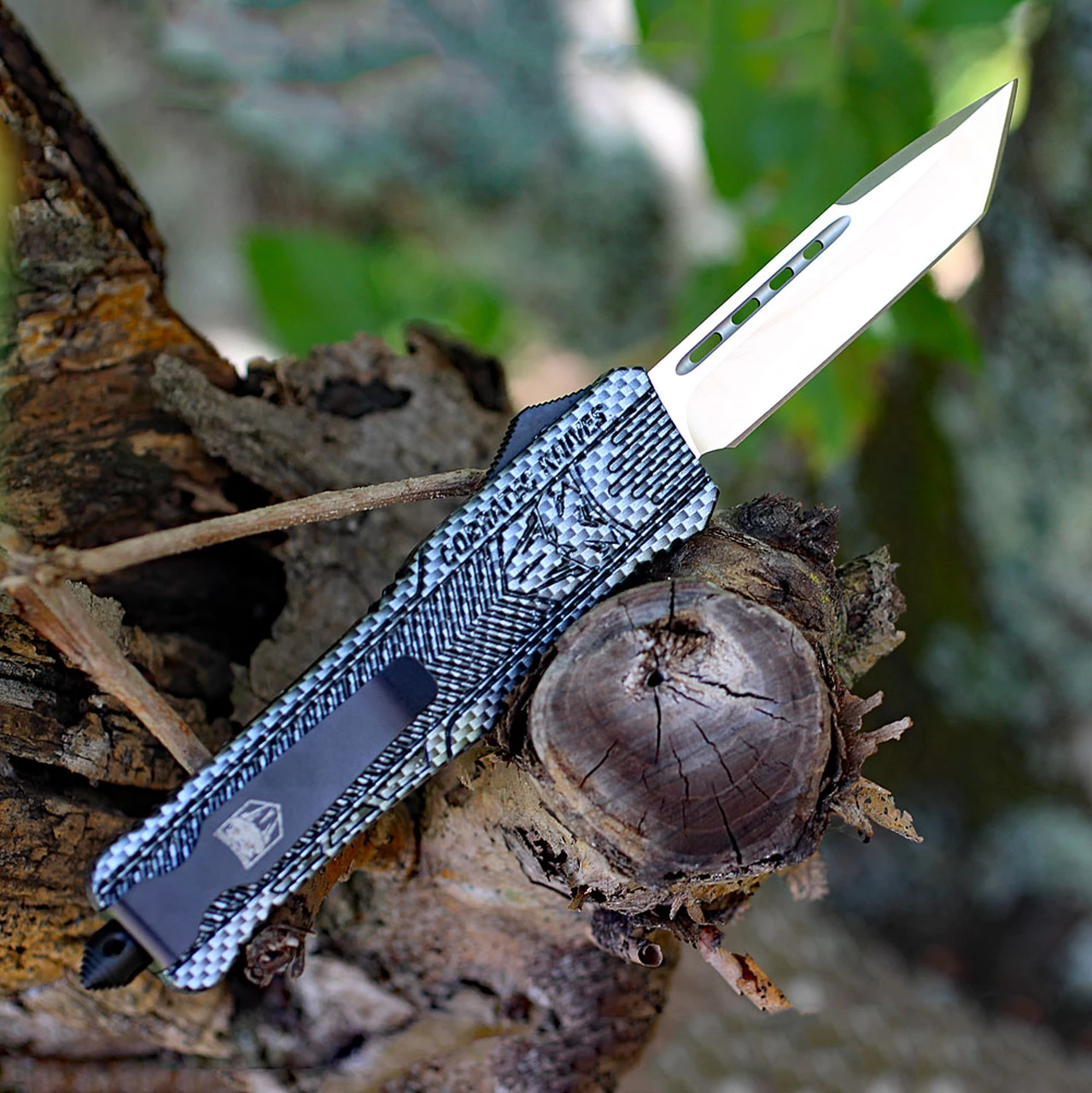 New 🔥 CobraTec Knives LCFCTK-1LTNS Large CTK-1 Carbon Fiber Wrap, 3.75" D2 Steel Tanto Blade, Aluminum Handle ⭐ 2 New 🔥 CobraTec Knives LCFCTK-1LTNS Large CTK-1 Carbon Fiber Wrap, 3.75" D2 Steel Tanto Blade, Aluminum Handle ⭐ - Image 2