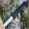 Coupon ✔️ CobraTec Knives LBCTK-1LTNS Tanto Large CTK-1 Black, 3.75" D2 Steel Plain Blade, Aluminum Handle 🧨