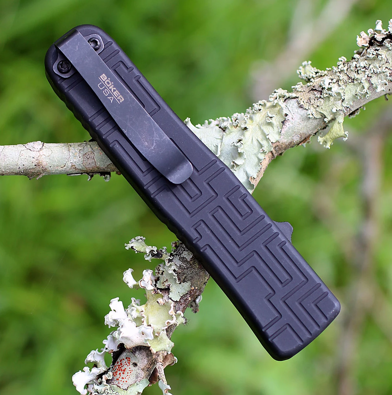 Buy ๐ Boker Plus OTF Blackout Black Aluminum (3.5 " 154CM Blk) 06EX263 ๐งจ 4 Buy ๐ Boker Plus OTF Blackout Black Aluminum (3.5 " 154CM Blk) 06EX263 ๐งจ - Image 4