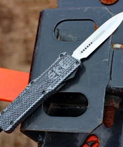 New 🤩 CobraTec Knives LCFCTK-1LDAGNS Large CTK-1 Carbon Fiber Wrap, 3.75" D2 Steel Dagger Blade, Aluminum Handle 🎉