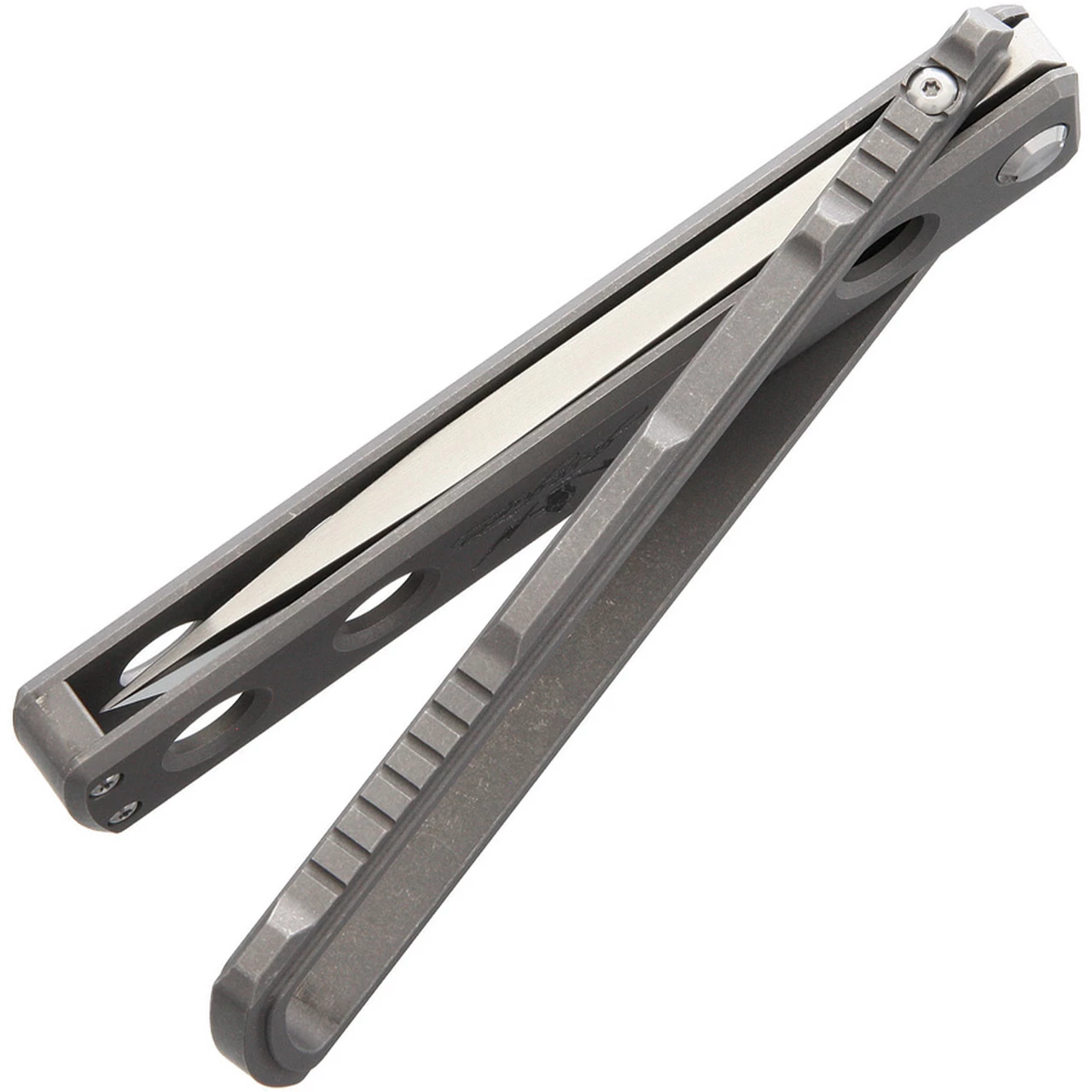 Best Pirce 🛒 Jesse James Knife Co. Nomad Titanium-JJKC1, 4.0 in. Tanto Uddeholm AEB-L Steel PlainEdge ⭐ 2 Best Pirce 🛒 Jesse James Knife Co. Nomad Titanium-JJKC1, 4.0 in. Tanto Uddeholm AEB-L Steel PlainEdge ⭐ - Image 2