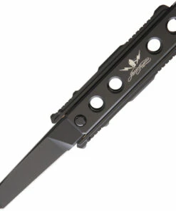 New 👏 Jesse James Knife Co. Nomad Titanium-JJKC1B, 4.0 in. Tanto Uddeholm AEB-L Steel Black PlainEdge 🛒
