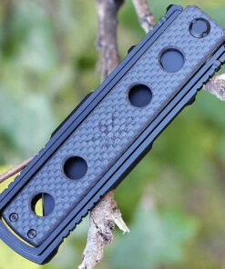 Cheapest 🔥 Jesse James Knife Co. Nomad Titanium/Carbon Fiber-JJKC2B, 4.0 in. Tanto Uddeholm AEB-L Steel Black PlainEdge ✨ -Automatic Knives shop jjkc2b.1 01269.1566585932