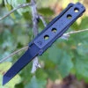 Cheapest 🔥 Jesse James Knife Co. Nomad Titanium/Carbon Fiber-JJKC2B, 4.0 in. Tanto Uddeholm AEB-L Steel Black PlainEdge ✨