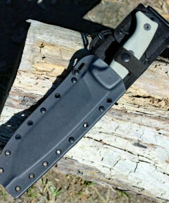 Deals 😍 ESEE Knives ESEE Junglas II, 8.38" 1095 Carbon Steel Black Plain Blade, Green Canvas Micarta Handle 🔥 -Automatic Knives shop junglas ii e 62967.1566585880