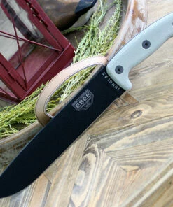 Deals 🔔 ESEE Knives ESEE JUNGLAS-KO, Black Blade, Micarta Handle, Knife Only ⌛