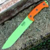 Budget ✨ ESEE Knives ESEE Junglas, Orange G10, Venom Green Blade ✨