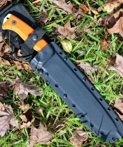 Budget ✨ ESEE Knives ESEE Junglas, Orange G10, Venom Green Blade ✨ -Automatic Knives shop junglas vg e 94003.1566589465