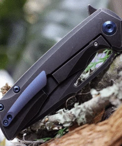 New 🎁 Kansept Knives K1001A2 Kryo, 3.58" CPM-S35VN Black Stonewashed Plain Blade, Black Titanium Handle 👍 -Automatic Knives shop k1001a2.3 15451.1618935254