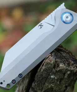 Coupon 😀 Kansept Knives Kansept Bulldozer - Gray Ti (3.8" CPM-20CV Satin) K1028A1 ✨ -Automatic Knives shop k1028a1.2 35037.1638896382