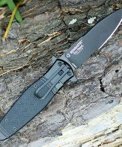 Deals 🔔 CRKT K345KKS Bombastic Black, 3.3" 8Cr13MoV Combo Blade, Stainless Handles ✔️ -Automatic Knives shop k345kks 52321.1566585885