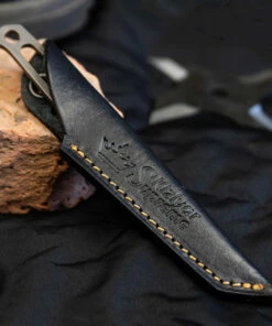 Outlet ✔️ Kizlyar Supreme Aggressor Mini Fixed Blade - (2" PGK Tanto) Blk Leather 🛒 -Automatic Knives shop kk0050 4 54996.1632775021