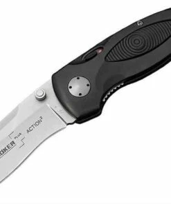 Flash Sale 🎁 Boker Plus Action2, AUS-8, Black Aluminum Handle 👍
