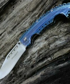 Promo 🔔 Boker Magnum Blue Bowie Folder Liner Lock, 01RY855 🌟