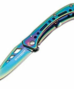 Flash Sale ⌛ Boker Magnum Rainbow III, 440 Stainless, Stainless Handle 🔔
