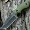 Hot Sale 🔔 Boker Magnum Lil Giant Fixed Blade with Green G-10 Handle, 02LG113 👏