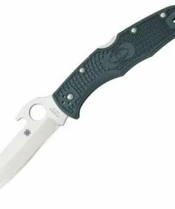 Discount ✨ Spyderco Knives Spyderco C10PGYW Endura 4 Wave, 3.812" VG-10 Plain Blade, Gray FRN Handle ⭐