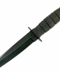 Deals ⭐ KA-BAR Short Fighting Knife Black Plain Edge Tanto, Leather Sheath 😀