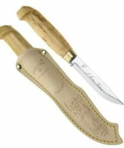 Best Sale ✔️ Marttiini Knives Marttiini Lynx Knife 131, Curly Birch Handle w/ Varnish Finish 🔥