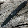 New 👏 Benchmade Knives Benchmade BM140SBK Nimravus, 4.5" 154CM SS Combo Blade, Black Aluminum Handle, Nylon Sheath 🎁