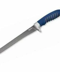 Coupon 🎁 Buck Knives Buck 225BLS Silver Creek, 9" 420J2 Fillet Blade, Blue Rubber Handle 🤩