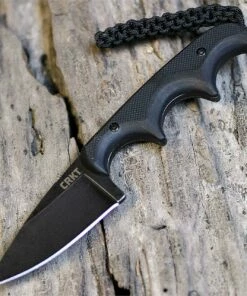 New 😀 CRKT 2384K Folts Minimalist®, 2.1" 5Cr15Mov Plain Blade, Black G-10 Handle ✨