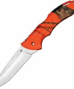 Cheap 👏 Buck Knives Buck 286CMS9 Bantam BHW, 3.75" 420HC Plain Blade, Mossy Oak® Blaze Camo 👏