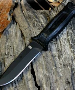 Cheap 😍 Gerber 1038 Strongarm, 4.8" 420HC Plain Blade, Black GFN Handle ✨