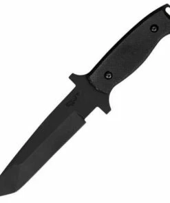 Coupon 💯 Bear Ops BC31002 Close Quarter Combat Fixed Blade, 6" 154CM SS Plain Blade Black Titanium Finish, G-10 Handle, Nylon Sheath ✔️