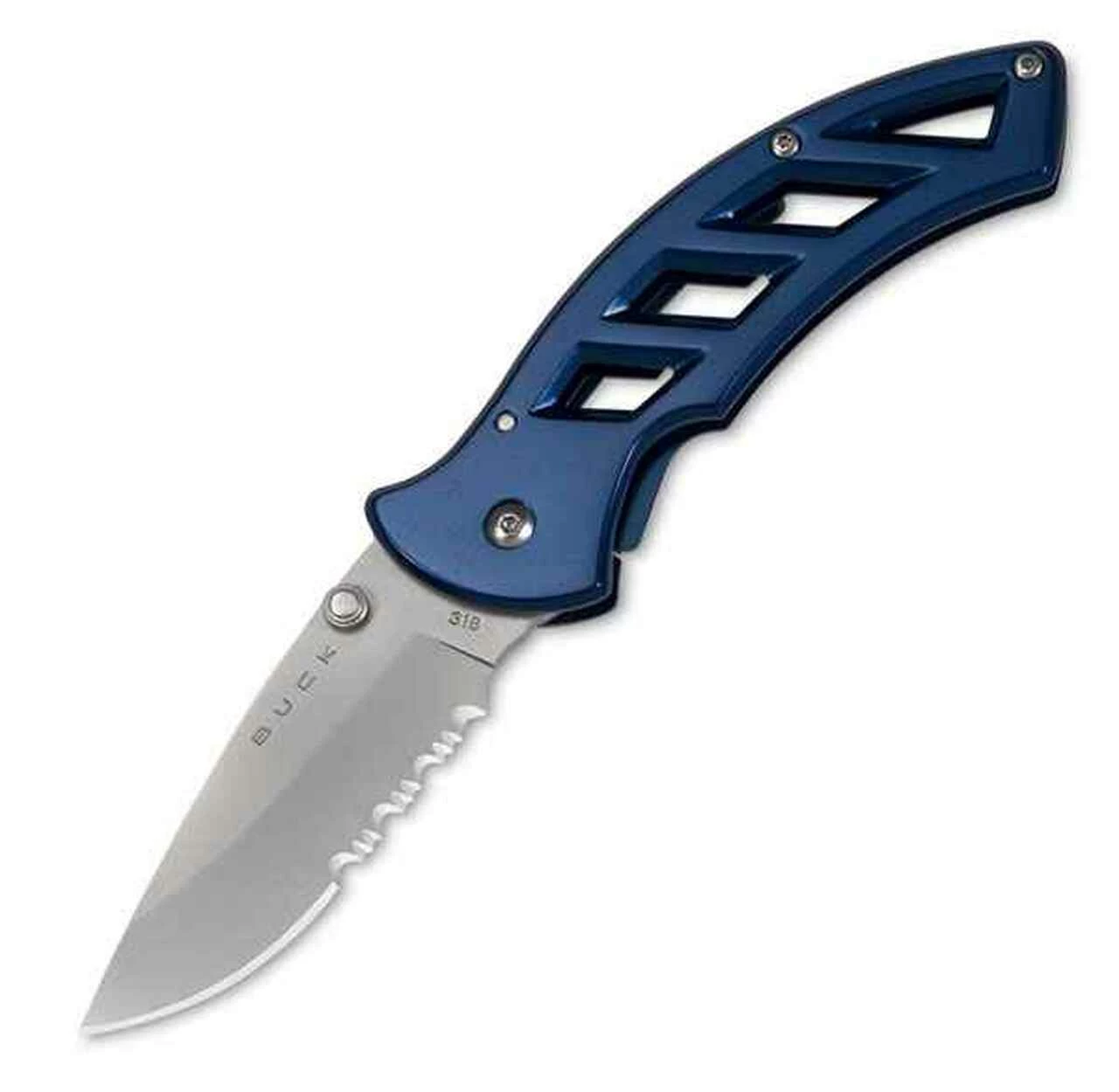 Buy 🛒 Buck Knives Buck 316BLX Parallex, 2.75" 420HC Combo Blade, Midnight Blue Aluminum 🌟 1 Buy 🛒 Buck Knives Buck 316BLX Parallex, 2.75" 420HC Combo Blade, Midnight Blue Aluminum 🌟