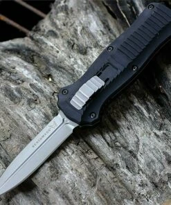 Cheapest ⭐ Benchmade Knives Benchmade Auto Mini Infidel OTF, 3350, 3.10 in. D2 Stainless Double Edge Blade, Aluminum Handles, Plain Edge 👍