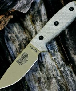 Best deal 😍 ESEE Knives ESEE 3P-MB-DE Plain Edge, Dark Earth Brown Coated, Black Molded Sheath with Molle Back 🧨