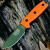 Top 10 🎁 ESEE Knives ESEE 3PM-MB-OD, Plain Edge, Modified Pommel, Orange G-10 Handles, Black Sheath w/ Molle Back ⌛