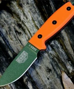Top 10 🎁 ESEE Knives ESEE 3PM-MB-OD, Plain Edge, Modified Pommel, Orange G-10 Handles, Black Sheath w/ Molle Back ⌛